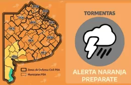 Se renueva el alerta para todo la jornada del miércoles