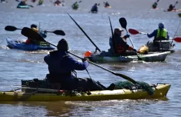 Muy buena concurrencia en la Fiesta de la Corvina en Kayak 2026