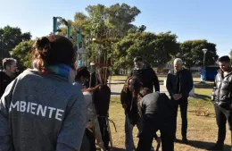 Se realizó una jornada de forestación en el Parque Cívico