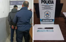 Marche preso por desacatado: aprehendieron a un joven
