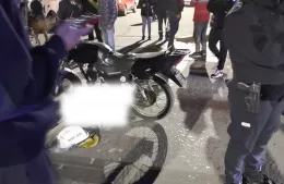 Incidente con una moto: un menor fue trasladado al Hospital con fractura expuesta