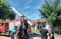 Mañana intensa para los bomberos: dos incendios en la ciudad