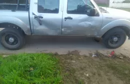 Siniestro vial entre una moto y una camioneta: un herido