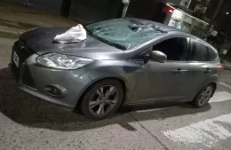 Un auto atropelló a un hombre