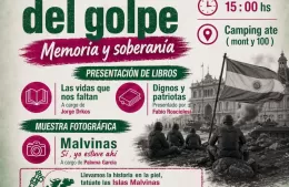 “Memoria y soberanía”: jornada a 50 años del golpe con libros, muestras y mural colectivo