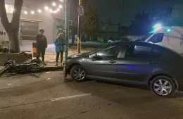 Motociclista y acompañante heridos por choque en Avenida Génova