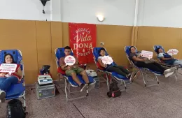 Gran convocatoria en la jornada de donación de sangre en la Universal de Berisso