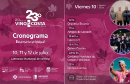 Visita guiada y recorrida por viñedos en el marco de la Fiesta Provincial del Vino de la Costa