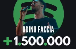 Odino Faccia llegó a un millón y medio de reproducciones en Spotify: “Muchísimas gracias a todos”