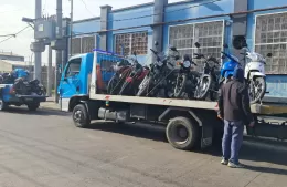 Operativo de control en 122 y 8: nueve motos secuestradas