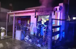 Se incendió una vivienda de 9 entre 125 y 126