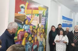 Berisso inauguró un mural en homenaje a los trabajadores del 17 de Octubre