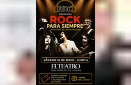 3DC llega al Teatro Bar La Plata con un homenaje al rock nacional