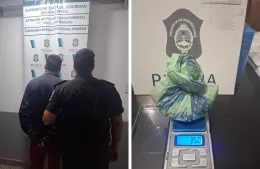 Está hablando del faso: lo detuvieron con 35 gramos de marihuana