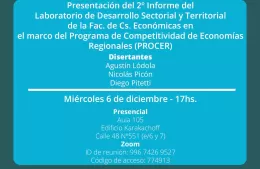 Se presentará el segundo informe económico del Consejo Consultivo para el Desarrollo