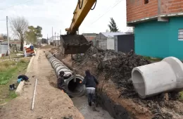 Importante obra hidráulica en Villa Nueva
