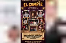 Llega “El Cumple” al Teatro Cine Victoria de Berisso