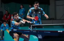 Cifuentes debutó en los Panamericanos en dobles mixto y masculino