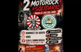 Se viene el Motor Rock solidario por el D&iacute;a del Ni&ntilde;o