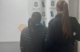 Mujer detenida en 25 y 172