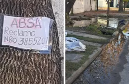 Vecinos de Villa Nueva reclaman por una pérdida de agua