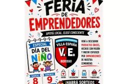 Feria de emprendedores y lentes y plantillas a precio social en Villa España
