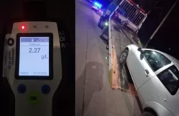 Alcoholemia positiva y vehículo secuestrado en Carlos Gardel y 151