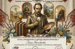 La Asociación Prosvita homenajeará a Taras Schevchenko