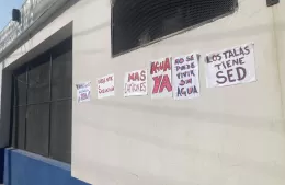 Vecinos de Los Talas en reunión con el intendente para resolver el problema de la falta de agua